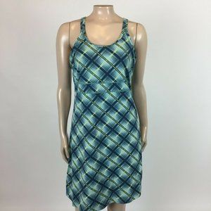 Title Nine Womens Dress Size XS Stretch Plaid Athletic Mini Built in bra Tennis